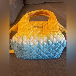 MZ Wallace Small Daffodil Tye Die Sutton EUC!